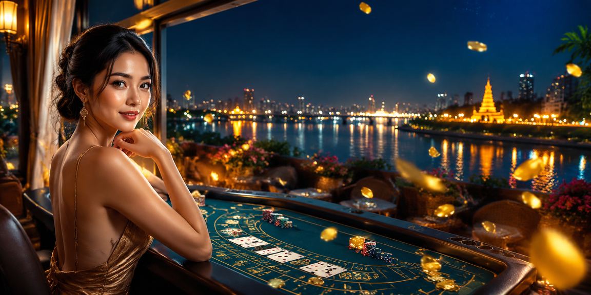 Người chơi baccarat tại Hà Nội thưởng thức không khí casino và cà phê buổi tối